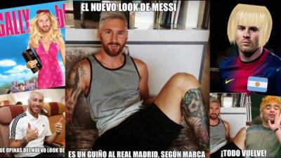En las redes sociales no han perdonado a Lionel Messi por su cambio de look. El delantero argentino del FC Barcelona se tiñó el pelo de rubio y los memes no se hicieron esperar.