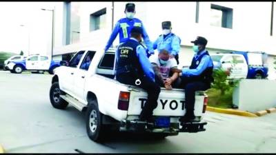 Policia capturan a Colombiano en San Pedro.