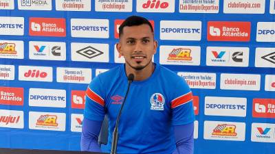 Edwin Rodríguez en conferencia de prensa previo al duelo ante Motagua.