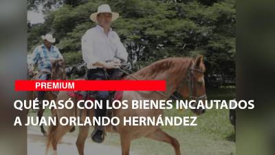 Qué pasó con los bienes incautados a Juan Orlando Hernández