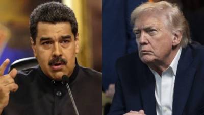 Nicolás Maduro (izquierda), expresidente venezolano detenido, y Donald Trump (derecha), presidente de Estados Unidos.