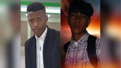 Fotografía en vida de los jóvenes ultimados en la colonia Suyapa de San Pedro Sula.