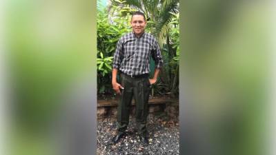 Fotografía en vida Gonzalo Bonilla, quien murió atropellado por una rastra en Nacaome.