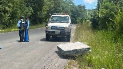 Agentes de la Policía Nacional llegaron a acordonar la escena.