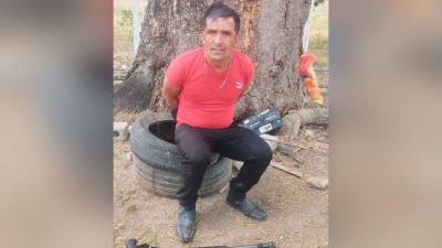 Fotografía de uno de los detenidos en El Paraíso.