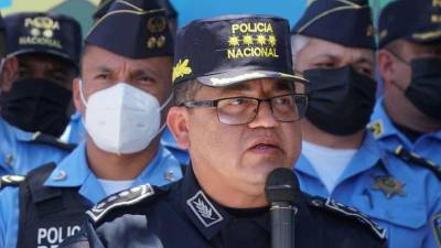 Gustavo Sánchez, secretario de Seguridad de Honduras, cuando fungió como director de la Policía Nacional.