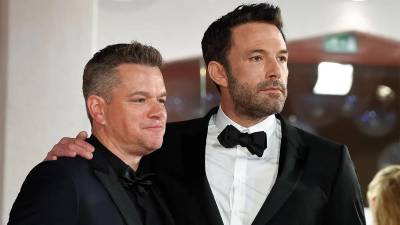 Los actores Matt Damon y Ben Affleck.