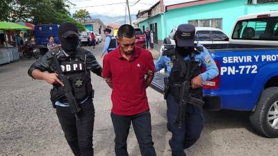 Fue capturado en San Nicolás y luego trasladado a la posta policial de La Entrada, Copán.