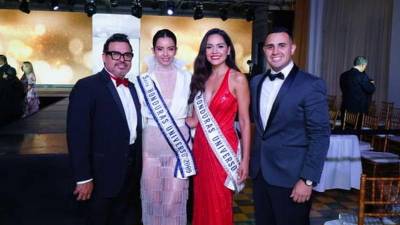 Los organizadores del evento y las Miss Honduras Universo 2022.