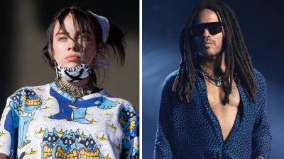 Billie Eilish y Lenny Kravitz
