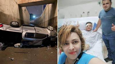 El excomisionado de la Policía y esposo de la presidenta del Partido Anticorrupción (PAC), Marlene Alvarenga, fue quien cayó con su camioneta en un túnel del bulevar Suyapa la noche del sábado 26 de agosto.