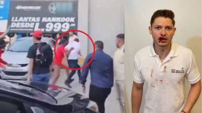 Captan golpiza dada a Rashid Mejía por colectivos de Libre