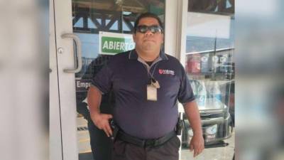 Fotografía en vida del guardia José Laínez.