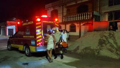 Marilú Pérez fue trasladada al Hospital Juan Manuel Gálvez, en Gracias.