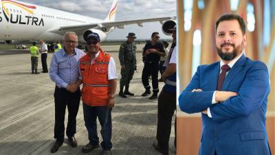 El primer aeropuerto que dirigió fue el de La Ceiba y fue por una casualidad.