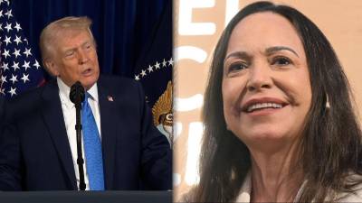 Hasta ahora, Trump ha excluido a Machado y a la oposición venezolana del proceso de transición en Venezuela.