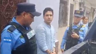 Carlos Estrada fue arrestado por la Policía Nacional.