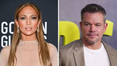 Jennifer López y Matt Damon también son muy buenos amigos.