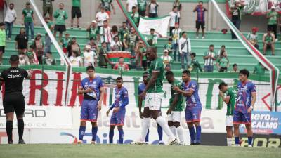 Marathón y UPNFM jugaron en el Estadio Yankel Rosenthal.