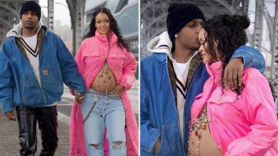 A$AP Rocky y Rihanna esperan su primer hijo.