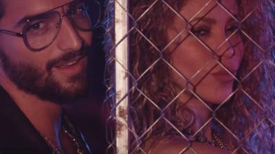 Maluma y Shakira presentaron el tema Clandestino en junio.