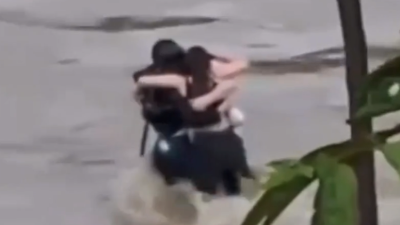 Captura de pantalla del video en el ocurre la tragedia.