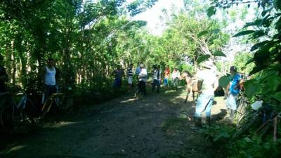 Lugar de la escena del crimen.