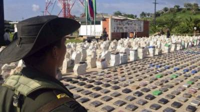 La droga confiscada es desidencia de las FARC.