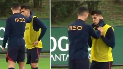 ¡Tensión en Portugal! Cristiano Ronado sufrió un nuevo desplante en los entrenamientos