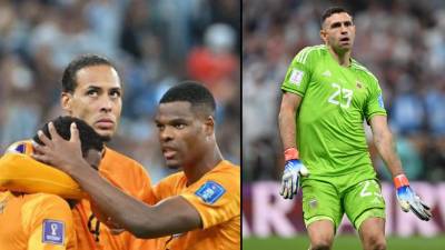 Países Bajos y Argentina se enfrentaron en los octavos de final.