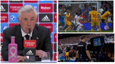 Ancelotti se quejó principalmente de la acción del penal en contra del Real Madrid.