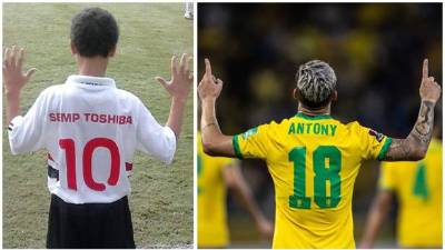 Antony compartió en sus redes sociales un mensaje de agradecimiento acompañado de dos fotos.