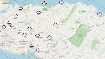 El Cenaos tiene pronósticos de lluvia en varios sectores del país.