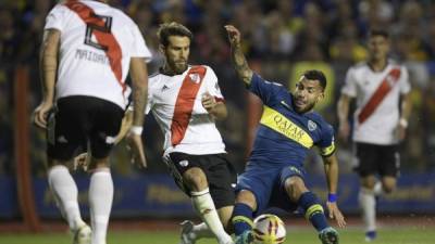 Boca y River se medirán las caras en busca del título de Copa Libertadores. FOTO AFP.