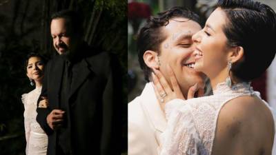 Pepe Aguilar entregó a su hija Ángela para ser la esposa de Christian Nodal.