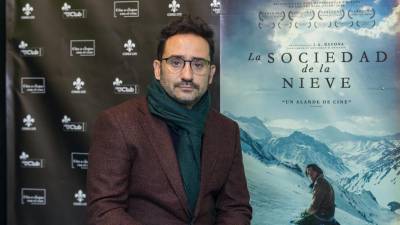 Juan Antonio Bayona es el director del film “La sociedad de la nieve”.
