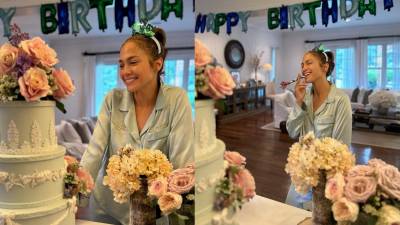 Así recibió sus 55 años Jennifer López, rodeada de todo el cariño de sus amigos y fans.