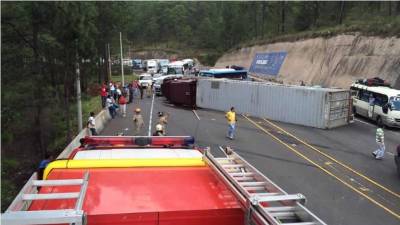 Accidente ocurrido en el departamento de Comayagua.