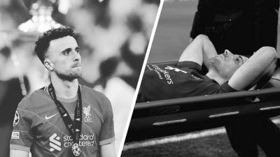 El jugador del Liverpool Diogo Jota estará de baja durante varios meses.