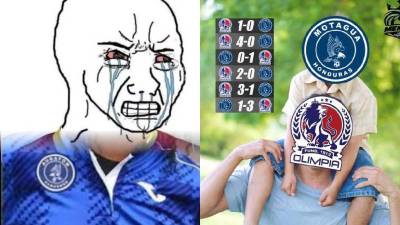Olimpia venció por 3-1 a Motagua y los memes no se hicieron esperar. Así se burlaron en redes de la derrota del Ciclón Azul.