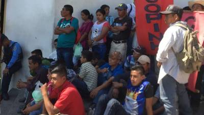 Los miembros del Copihn exigen justicia por el asesinato de Berta Cáceres.