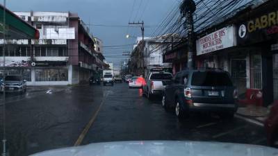 Lluvias del miércoles en La Ceiba, Atlántida.
