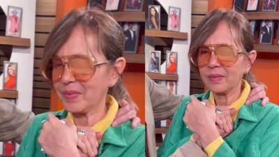 Captura de pantalla de Yolanda Andrade durante una pasada entrevista.