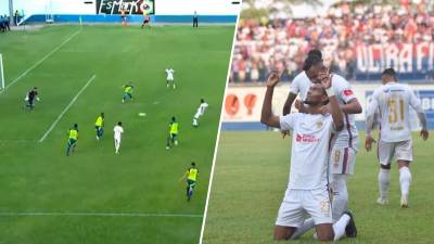 El gol de Bengtson para el empate del Olimpia ante Olancho FC