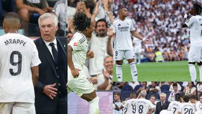Las mejores imágenes que dejó el Real Madrid vs Valladolid en un juego que marcó el debut de Kylian Mbappé en el estadio Santiago Bernabéu como jugador de los blancos.