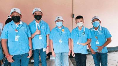 El nuevo uniforme lo usaron los niños del Congreso Infantil.