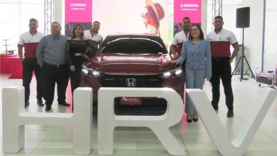 Ejecutivos de Excel Honduras presentaron el nuevo Honda HR-V.