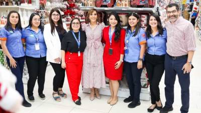 Ejecutivos de Diunsa presentaron los nuevos conceptos de la navidad, ya disponibles en todas sus tiendas.