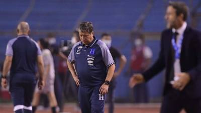La frustración del “Bolillo” Gómez era evidente tras la derrota de Honduras contra Panamá.
