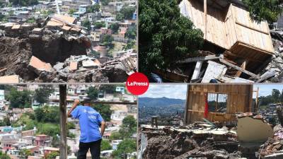 El 16 de septiembre, gran parte de la colonia Guillén, en Tegucigalpa, desapareció para convertirse en escombros. Decenas de familias quedaron a la deriva.